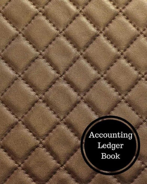 Accounting Ledger Book: Three Columnar Format