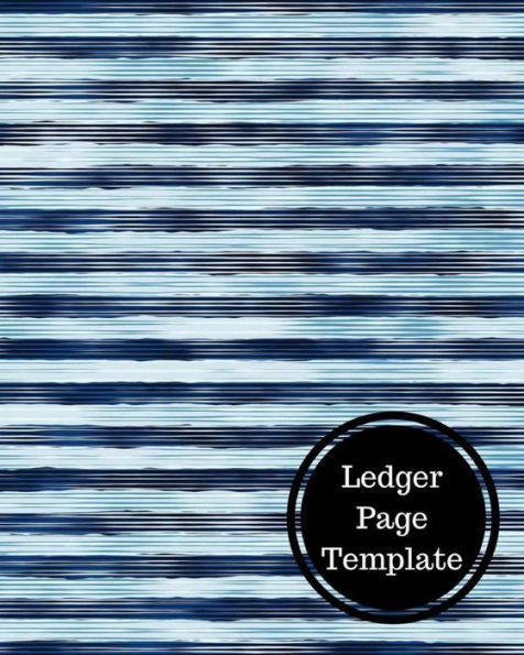 Ledger Page Template: Three Columnar Format
