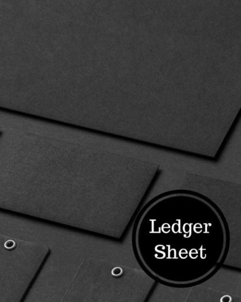 Ledger Sheet: Three Columnar Format