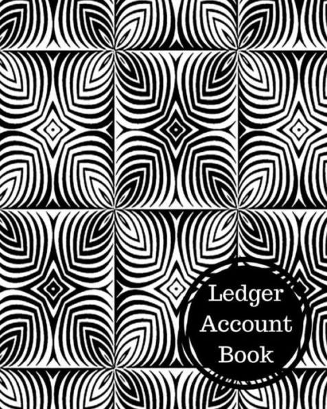 Ledger Account Book: 4 Column Columnar