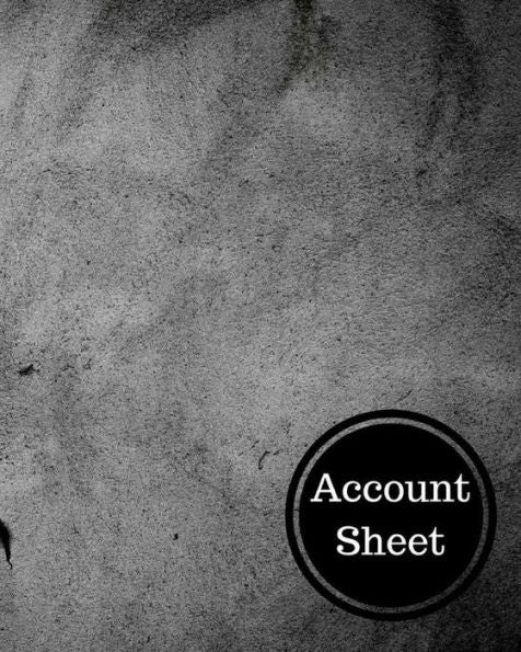 Account Sheet: Balance Sheet Book