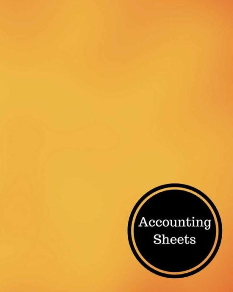 Accounting Sheets: Balance Sheet Book