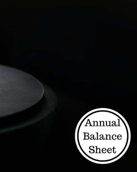 Annual Balance Sheet: Balance Sheet Book