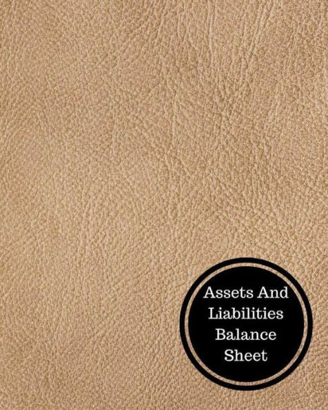 Assets And Liabilities Balance Sheet: Balance Sheet Book