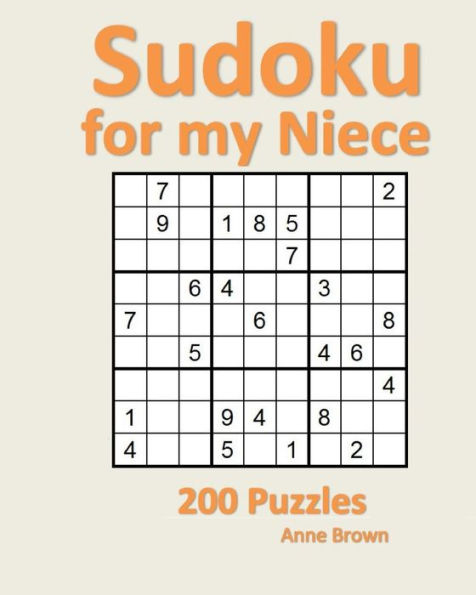 Sudoku For My Niece: 200 Puzzles