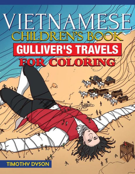 Vietnamese Children's Book: Gulliver's Travels For Coloring