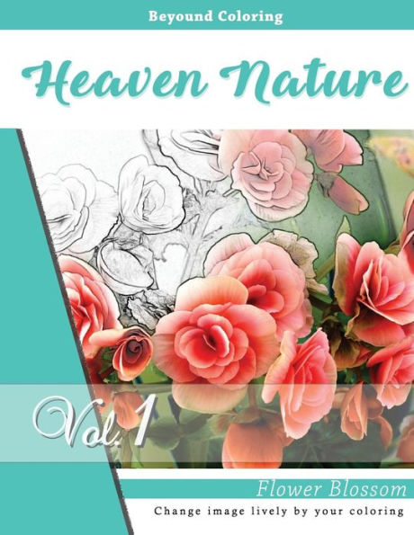 Adult Coloring Book : Flower