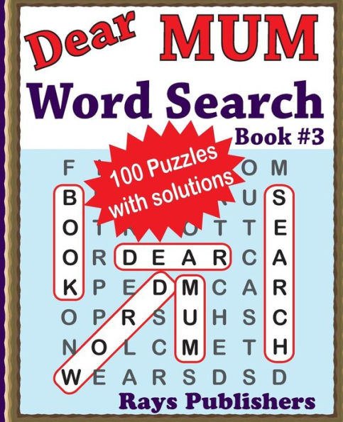 Dear Mum Word Search Book - 9781539679806
