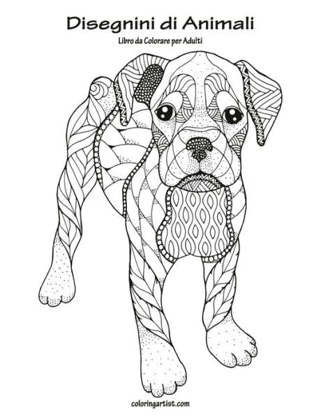 Disegnini Di Animali Libro Da Colorare Per Adulti 1 (Italian Edition)