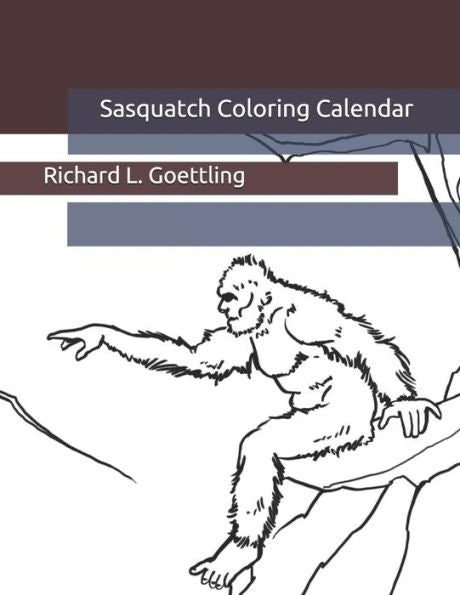 Sasquatch Coloring Calendar