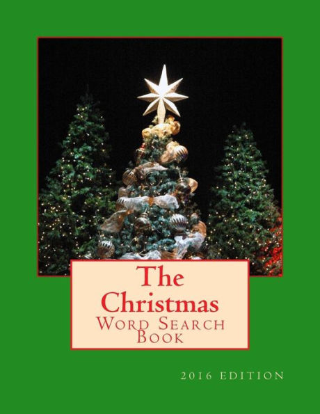 The Christmas Word Search Book: 2016 Edition With Green Cover