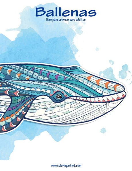 Ballenas Libro Para Colorear Para Adultos 1 (Spanish Edition)