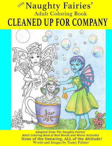 The Naughty Fairies' Adult Coloring Book Cleaned Up For Company