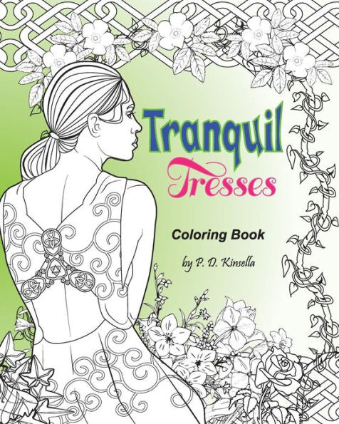 Tranquil Tresses: Coloring Book