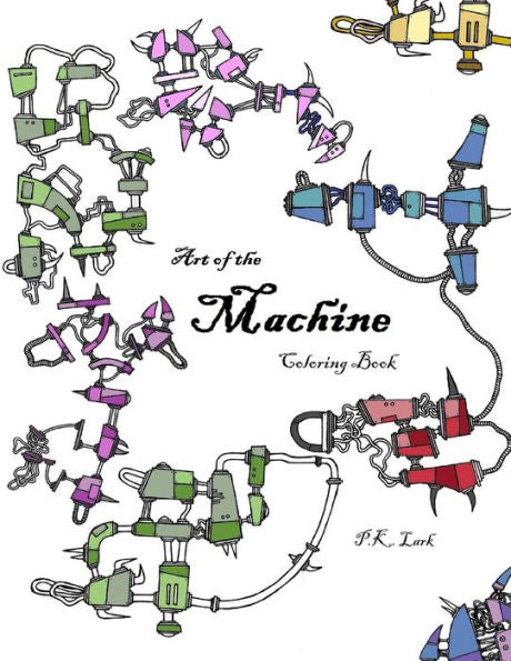 Art Of The Machine Coloring Book