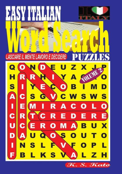 Easy Italian Word Search Puzzles. Vol. 2 (Italian Edition)