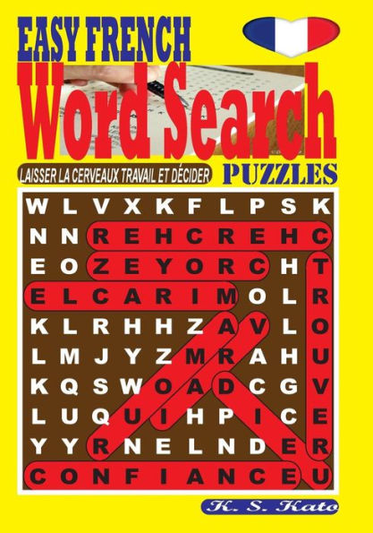 Easy French Word Search Puzzles (French Edition)