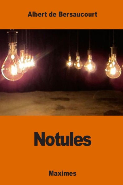 Notules (French Edition)