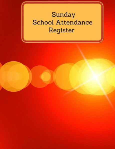 Sunday School Attendance Register (Inspirational Log)