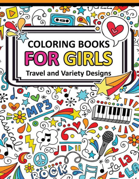 Coloring Book For Girls Doodle Cutes: The Really Best Relaxing Colouring Book For Girls 2017 (Cute, Animal, Dog, Cat, Elephant, Rabbit, Owls, Bears, Kids Coloring Books Ages 2-4, 4-8, 9-12) - 9781541339545