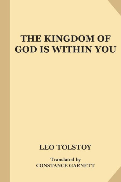 The Kingdom Of God Is Within You (Fine Print)