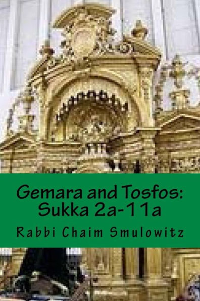 Gemara And Tosfos: Sukka 2A-11A