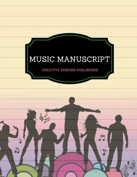 Music Manuscript - 8 Staves - 9781542513562