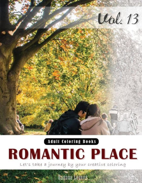 Romantic Place & Country Coloring Book For Stress Relief & Mind Relaxation, Stay Focus Therapy: New Series Of Coloring Book For Adults And Grown Up, ... 27.94 Cm) (Growns Up And Adult Coloring Book)