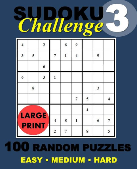 Suduko Challange #3: Suduko Challange Random Puzzles (Sudoku Challenge)