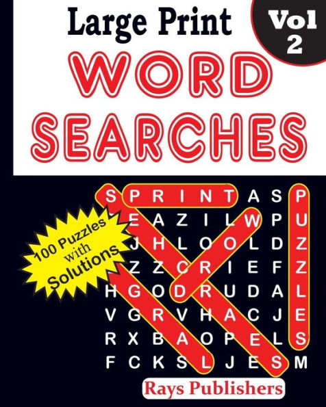 Large Print Word Searches Vol 2 - 9781542736435