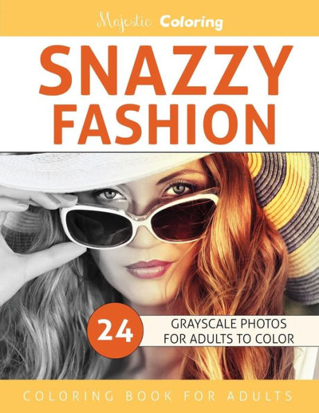 Snazzy Fashion: Grayscale Photo Coloring For Adults