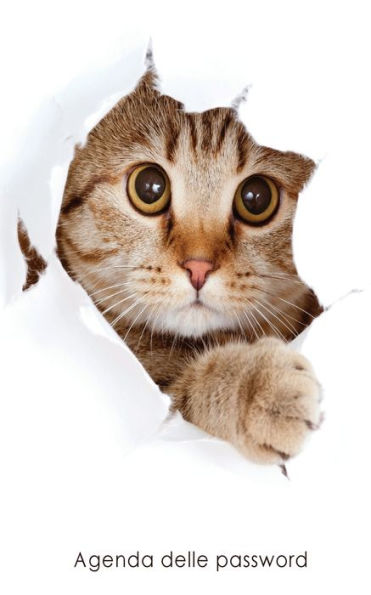Agenda Delle Password: Agenda Degli Indirizzi Web E Delle Password Di Accesso - Copertina Gatto ?Cuc?? (Agende Per Gli Amanti Dei Gatti) (Italian Edition)