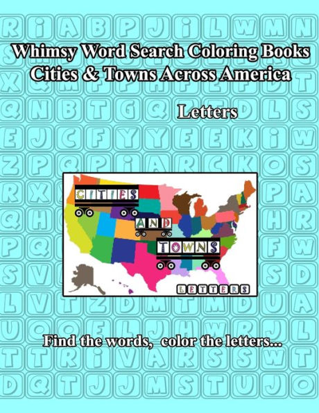 Whimsy Word Search: Cities And Towns, Letters