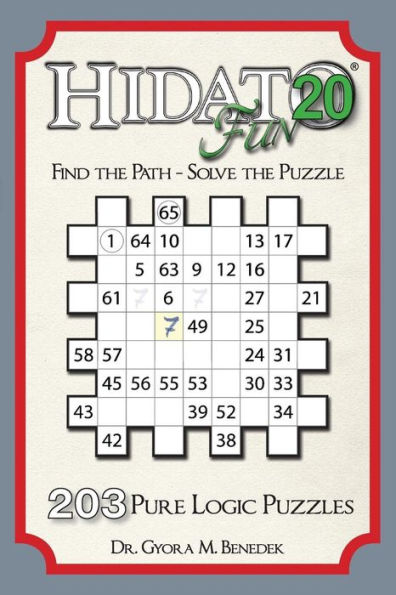 Hidato Fun 20: 203 New Logic Puzzles