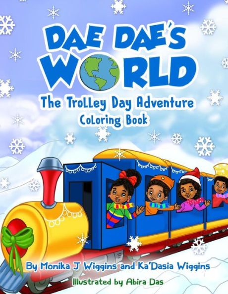 Dae Dae's World: Trolley Day Adventure Coloring Book