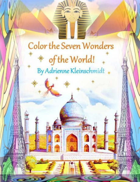 Color The Seven Wonders Of The World!
