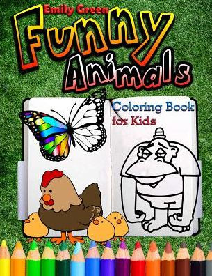 Funny Animals. Coloring Book For Kids