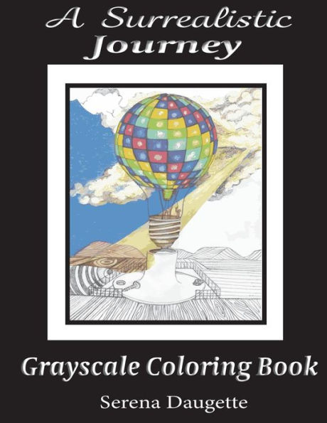 A Surrealistic Journey: Grayscale Coloring Book