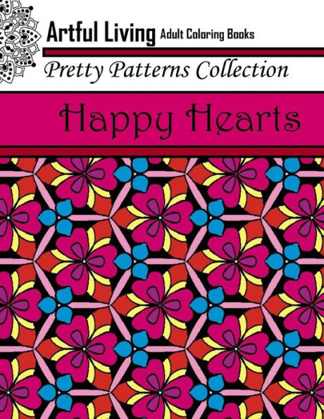 Happy Hearts: Adult Coloring Book (Pretty Patterns Collection)
