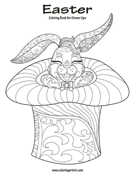 Easter Coloring Book For Grown-Ups 1