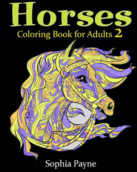 Horses Coloring Book For Adults 2