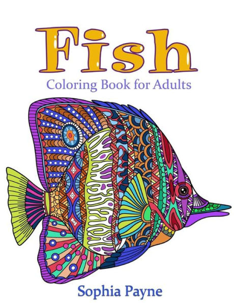 Fishes Coloring Book For Adults: Coloring Book For Adults