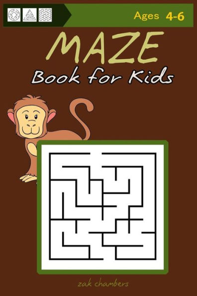 Maze Book For Kids Ages 4-6 - 9781543285260