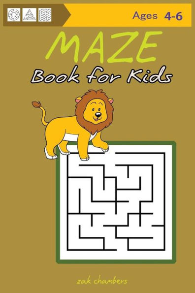 Maze Book For Kids Ages 4-6 - 9781543285284