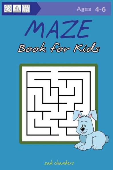 Maze Book For Kids Ages 4-6 - 9781543285291