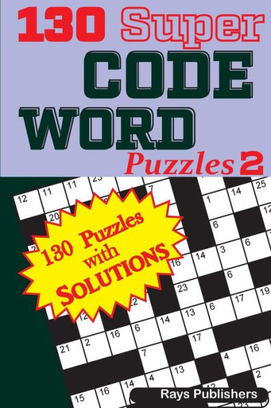 130 Super Code Word Puzzles - 9781544028316
