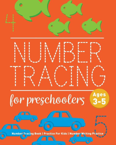 Number Tracing Book For Preschoolers: Number Tracing Book, Practice For Kids, Ages 3-5, Number Writing Practice - 9781544111841