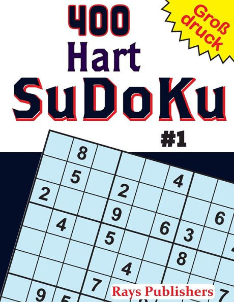 400 Hart Sudoku #1 (German Edition)