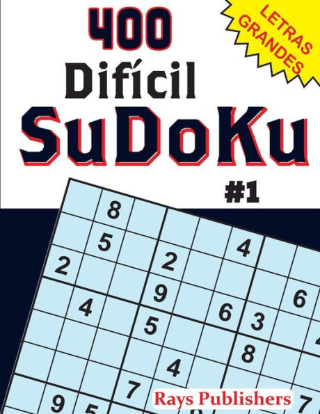 400 Difícil-Sudoku #1 (Portuguese Edition)