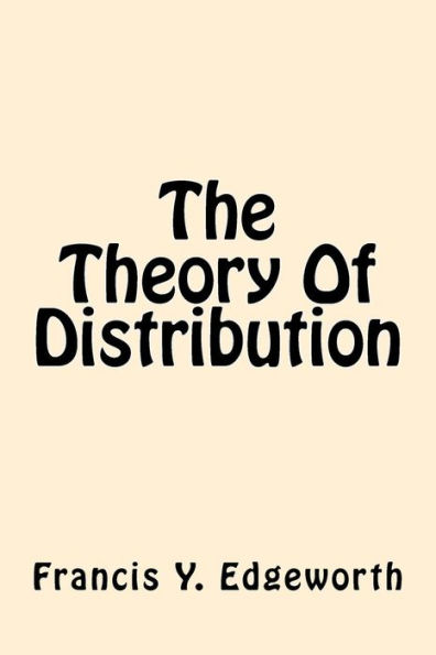 The Theory Of Distribution
